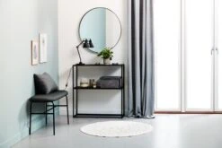 Miroir MARSTAL Ø70 Noir -Magasin De Meubles 100470 1