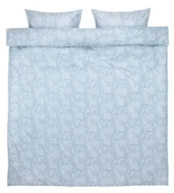 Parure De Lit Flanelle PATRICIA 240x220 Bleu