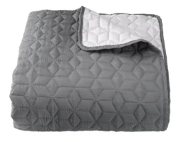 Couvre-lit ROSENTRE 160x220 Gris