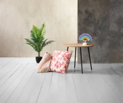 Bout De Canapé NYBO Ø55 Coloris Chêne/noir -Magasin De Meubles 111192