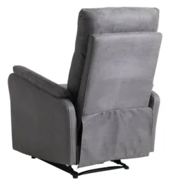 Fauteuil Inclinable ABILDSKOV électrique Tissu Gris -Magasin De Meubles 113692