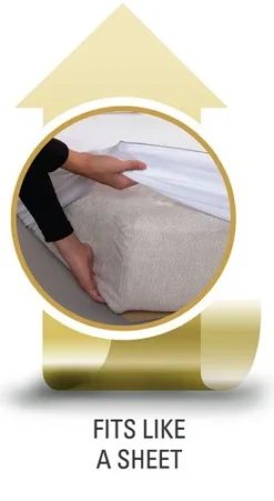 Alèse GERDA 90x200x35 Blanc -Magasin De Meubles 113711