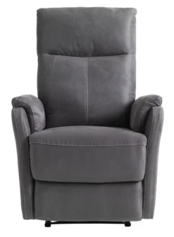 Fauteuil Inclinable ABILDSKOV électrique Tissu Gris -Magasin De Meubles 114706