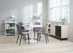 Table RINGSTED Ø100 Blanc -Magasin De Meubles 115219 1