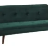 Canapé Convertible JUVRE Velours Vert Foncé