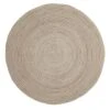 Tapis SANDELTRE Ø120 Naturel/gris