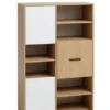 Bibliothèque BILLUND 3portes Blanc/chêne