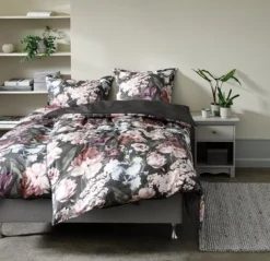 Parure De Lit Satin ELLA 140x200 Violet -Magasin De Meubles 128449