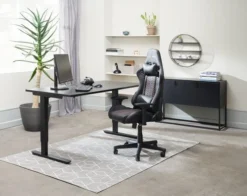 Buffet VIRUM 3 Portes Noir -Magasin De Meubles 128832