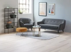 Table Basse GADEVANG Ø65 Blanc/doré -Magasin De Meubles 132532