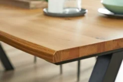 Royal Oak Table SANDBY 100x210 Chêne Naturel/noir -Magasin De Meubles 132685