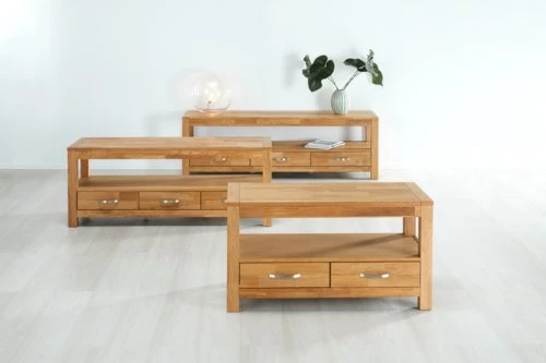 Royal Oak Meuble TV HAGE 170 Cm 3 Tiroirs Chêne 7 Royal Oak Meuble TV HAGE 170 Cm 3 Tiroirs Chêne – Image 7