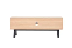 Royal Oak Meuble TV SANDBY 2 Portes Chêne Naturel/noir -Magasin De Meubles 132865