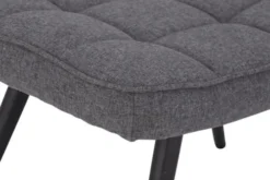 Repose-pieds ULDUM Gris/noir -Magasin De Meubles 133228