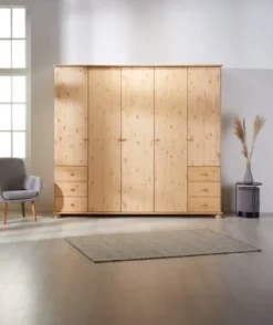 Armoire LYNE 248x224 Teintée -Magasin De Meubles 133682