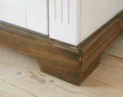 Buffet VILSTED 2 Portes Blanc/brun -Magasin De Meubles 135048