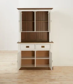 Partie Supérieure VILSTED 2 Portes Blanc/brun -Magasin De Meubles 135066