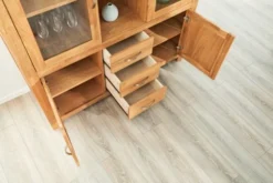 Royal Oak Vitrine HAGE 2+2 Portes 3 Tiroirs Chêne -Magasin De Meubles 135358