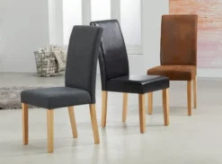 Chaise TUREBY Anthracite -Magasin De Meubles 136068