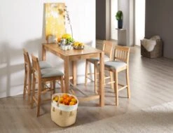 Royal Oak Chaise De Bar HJERTING Gris -Magasin De Meubles 136982 1