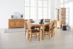 Royal Oak Vitrine HAGE 2 Portes 2 Tiroirs Chêne -Magasin De Meubles 137009