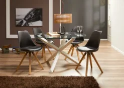 Chaise BLOKHUS Noir/naturel -Magasin De Meubles 137098