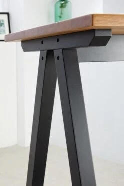 Royal Oak Table De Bar SANDBY 71x183 Chêne Naturel/noir -Magasin De Meubles 137287