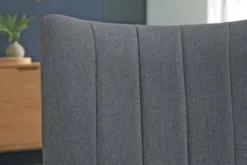 Chaise NORDRUP Tissu Gris/naturel -Magasin De Meubles 137506