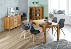 Chaise DREJHUS Tissu Gris Anthracite/naturel -Magasin De Meubles 137678