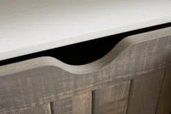 Banc OLDEKROG Blanc/gris -Magasin De Meubles 137711