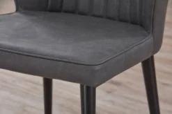 Chaise LUNDERSKOV Noir -Magasin De Meubles 137738