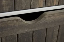 Commode OLDEKROG 6 Tiroirs Blanc/gris -Magasin De Meubles 137779 2