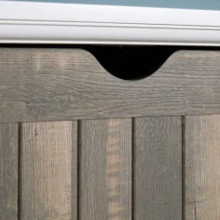 Commode ORLANDO 3 Tiroirs Blanc/gris -Magasin De Meubles 137785