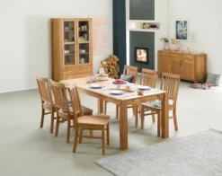 Royal Oak Vitrine HAGE 2 Portes 2 Tiroirs Chêne -Magasin De Meubles 137953