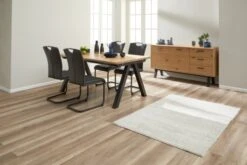 Royal Oak Table SANDBY 100x160 Chêne Naturel/noir -Magasin De Meubles 139189