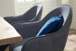 Chaise SABRO Tissu Gris/noir -Magasin De Meubles 139209