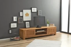 Royal Oak Meuble TV OLDE 200 Cm 2 Portes Chêne -Magasin De Meubles 139490