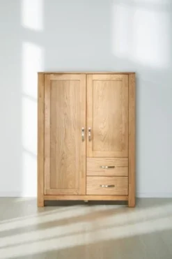 Royal Oak Commode HAGE 2 Tiroirs 2 Portes Chêne -Magasin De Meubles 139502