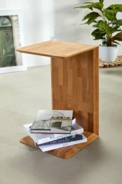 Royal Oak Bout De Canapé AGGERUP 34x37 Chêne -Magasin De Meubles 139543