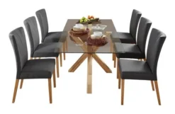 Chaise NORDRUP Tissu Gris/naturel -Magasin De Meubles 142855