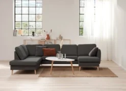 Royal Oak Table Basse LEJRE 60x120 Blanc/chêne -Magasin De Meubles 150582