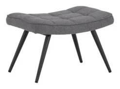 Repose-pieds ULDUM Gris/noir