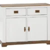 Buffet VILSTED 2 Portes Blanc/brun