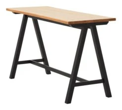 Royal Oak Table De Bar SANDBY 71x183 Chêne Naturel/noir