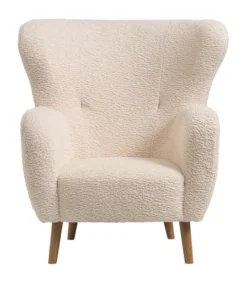 Fauteuil VILDSUND Blanc Cassé -Magasin De Meubles 156609