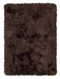 Tapis STORMHATT Fausse Fourrure 140x200 Brun