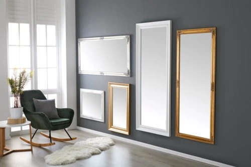 Miroir NORDBORG 72x162 Doré 2 Miroir NORDBORG 72x162 Doré – Image 2