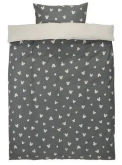 Parure De Lit MICKEY 140x200 Gris