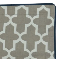 Parure De Lit Percale DINA 140x200 Gris/menthe -Magasin De Meubles 161220