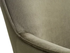 Fauteuil HUNDESTED Velours Côtelé Vert -Magasin De Meubles 161956